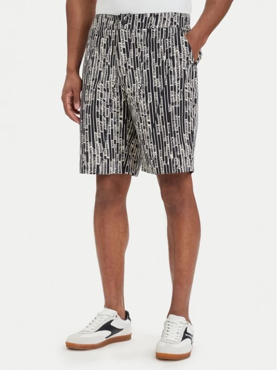 Obrázek produktu Karl Lagerfeld Jeans Šortky z materiálu B2M10053 Černá Relaxed Fit