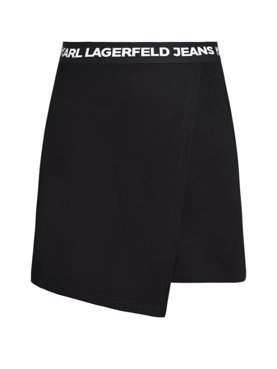 Obrázek produktu KARL LAGERFELD JEANS Sukně černá / bílá