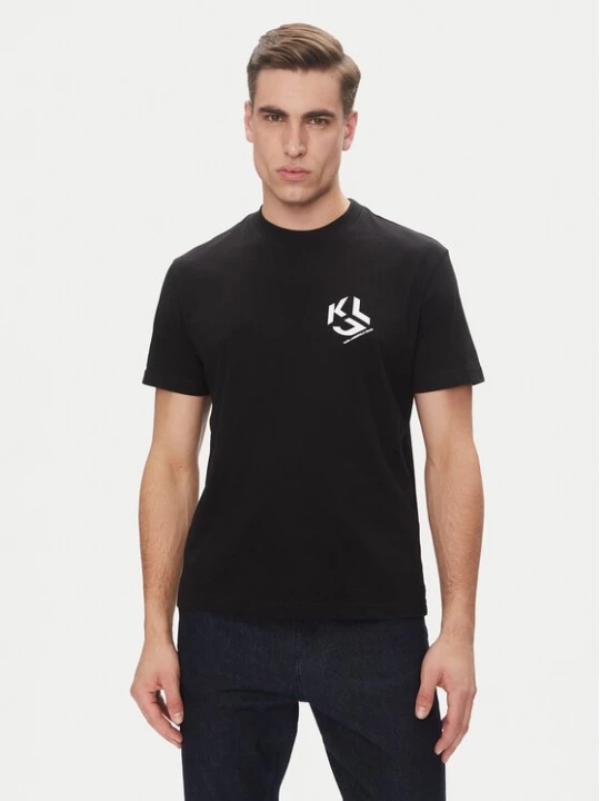 Obrázek produktu Karl Lagerfeld Jeans T-Shirt A2M17072 Černá Regular Fit