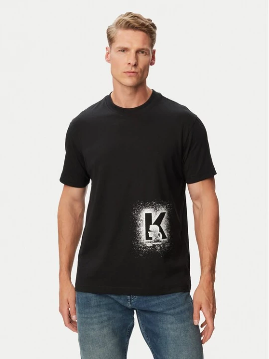 Obrázek produktu Karl Lagerfeld Jeans T-Shirt B3M17029 Černá Regular Fit