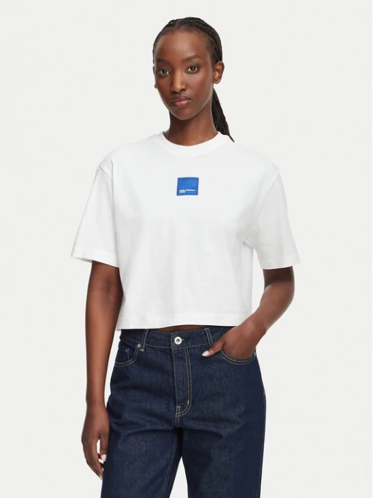 Obrázek produktu Karl Lagerfeld Jeans T-Shirt B3W17022 Bílá Boxy Fit