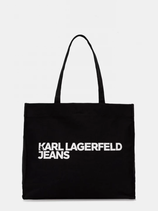 Obrázek produktu Karl Lagerfeld Jeans taška bavlněná černá