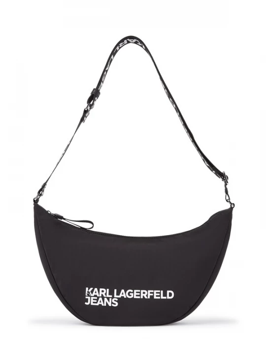 Obrázek produktu KARL LAGERFELD JEANS Taška přes rameno 'Essential' černá / bílá