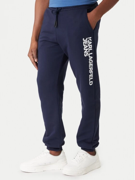 Obrázek produktu Karl Lagerfeld Jeans Teplákové kalhoty A1M10001 Tmavomodrá Slim Fit