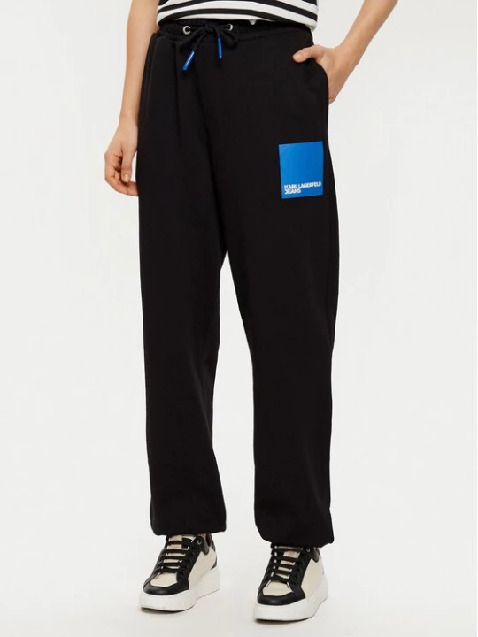 Obrázek produktu Karl Lagerfeld Jeans Teplákové kalhoty A1W10004 Černá Regular Fit