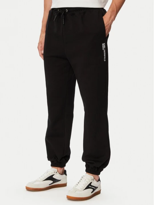 Obrázek produktu Karl Lagerfeld Jeans Teplákové kalhoty B3M10014 Černá Slim Fit