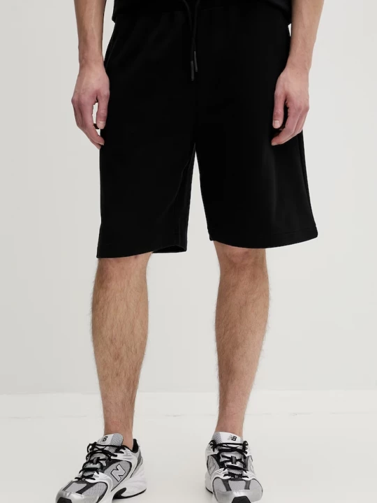 Obrázek produktu Karl Lagerfeld Jeans teplákové šortky pánské bavlněné černá