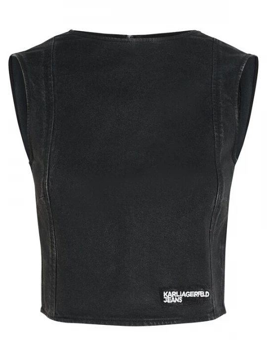Obrázek produktu KARL LAGERFELD JEANS Top černá džínovina
