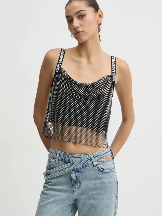 Obrázek produktu Karl Lagerfeld Jeans Top Karl Lagerfeld Jeans černá