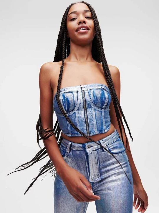 Obrázek produktu Karl Lagerfeld Jeans Top Karl Lagerfeld Jeans modrá