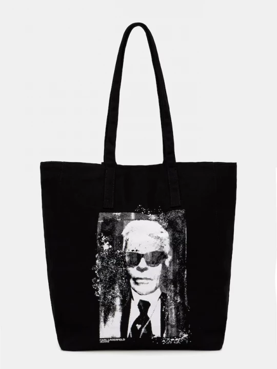 Obrázek produktu Karl Lagerfeld Jeans tote taška dámská bavlněná černá