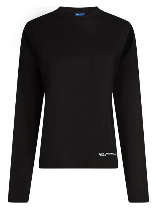 Obrázek produktu KARL LAGERFELD JEANS Tričko černá / bílá