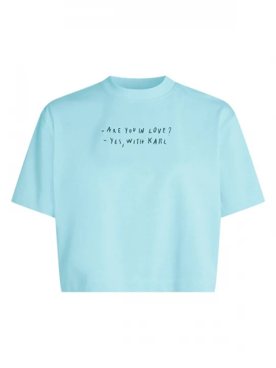 Obrázek produktu KARL LAGERFELD JEANS Tričko 'KLJ X Pietro Terzini' světlemodrá / černá