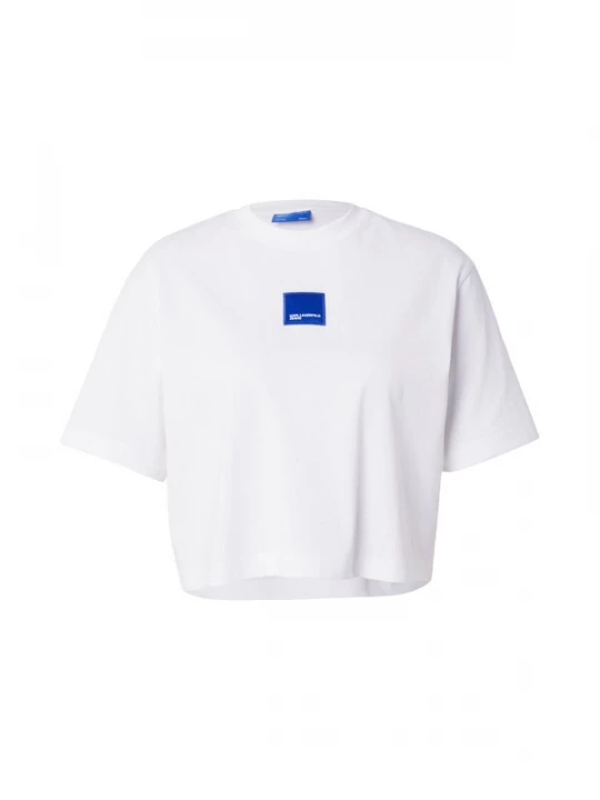 Obrázek produktu KARL LAGERFELD JEANS Tričko modrá / bílá
