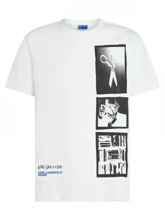 Obrázek produktu KARL LAGERFELD JEANS Tričko modrá / šedá / černá / bílá