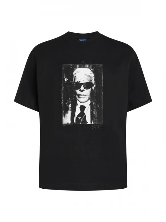 Obrázek produktu KARL LAGERFELD JEANS Tričko šedá / černá / bílá