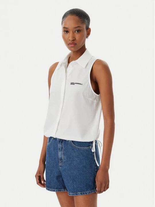 Obrázek produktu Karl Lagerfeld Jeans Vesta B2W11020 Bílá Regular Fit