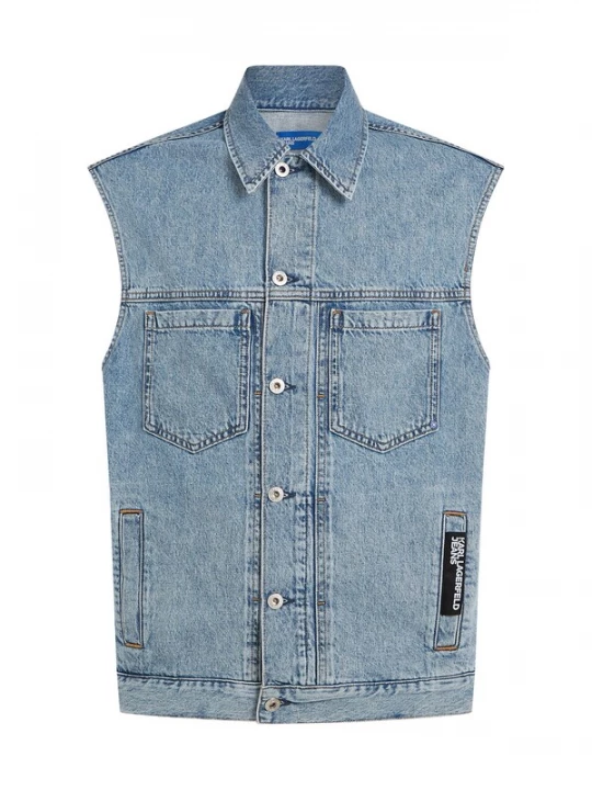 Obrázek produktu KARL LAGERFELD JEANS Vesta modrá džínovina