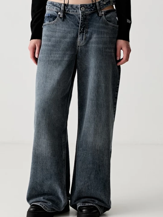 Obrázek produktu Karl Lagerfeld Jeans wide leg džíny dámské modrá