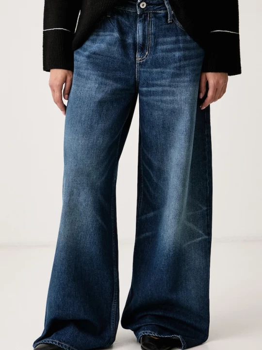 Obrázek produktu Karl Lagerfeld Jeans wide leg džíny dámské námořnická modř