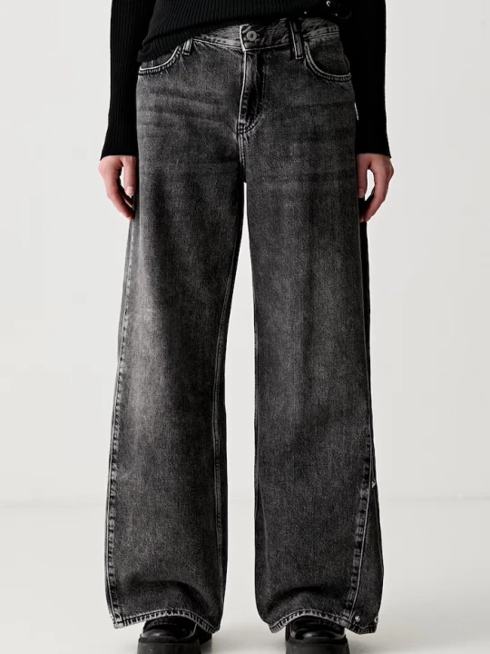 Obrázek produktu Karl Lagerfeld Jeans wide leg džíny dámské šedá