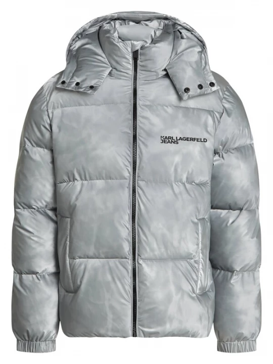 Obrázek produktu KARL LAGERFELD JEANS Zimní bunda šedá / černá