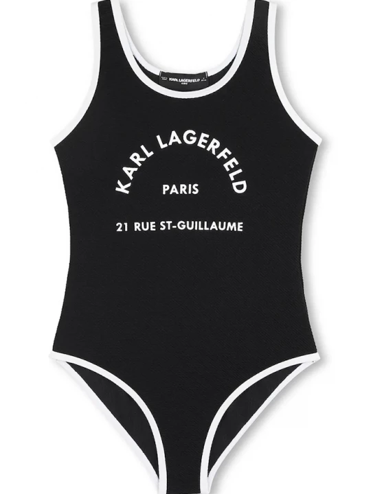 Obrázek produktu Karl Lagerfeld Jednodílné dětské plavky Karl Lagerfeld černá
