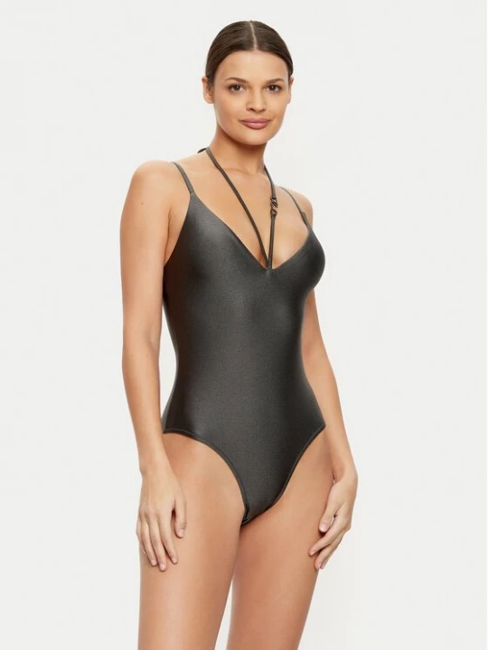 Obrázek produktu KARL LAGERFELD Jednodílné plavky A1W46025 Šedá Slim Fit