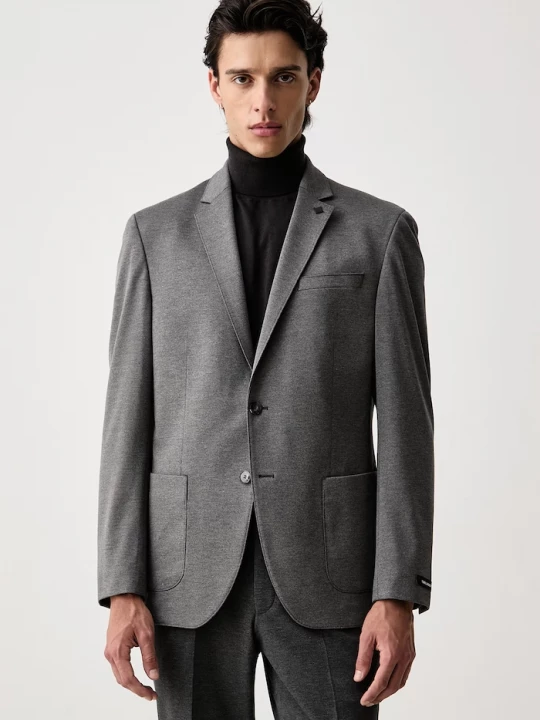 Obrázek produktu Karl Lagerfeld jednořadé sako pánské s viskózou