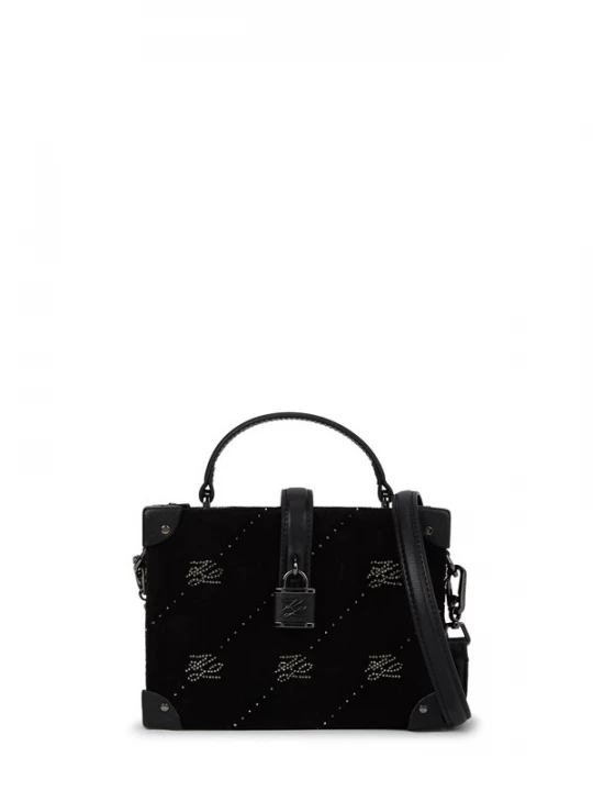 Obrázek produktu Karl Lagerfeld Kabelka 'Autograph' černá / stříbrná
