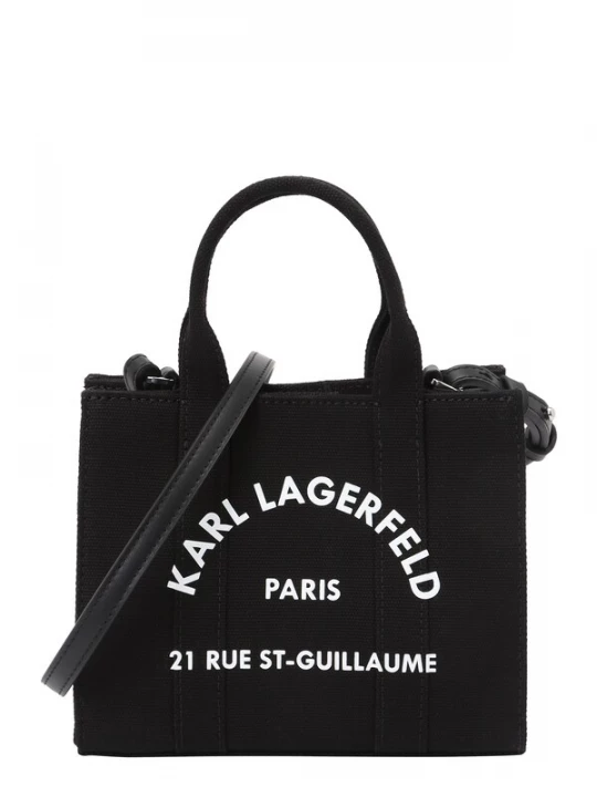 Obrázek produktu Karl Lagerfeld Kabelka 'Rue St-Guillaume' černá / bílá