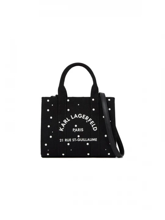Obrázek produktu Karl Lagerfeld Kabelka 'Rue St-Guillaume' krémová / černá