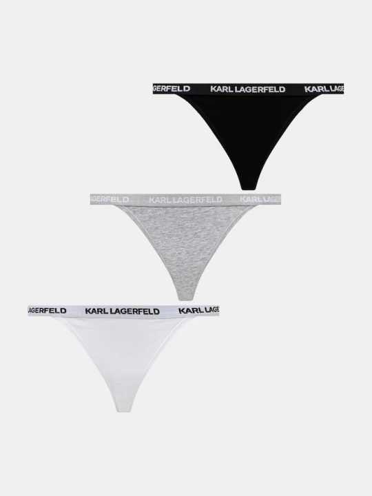 Obrázek produktu Karl Lagerfeld kalhotky dámské bavlněné s elastanem 3-pack