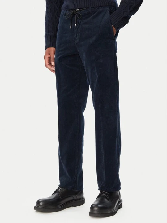 Obrázek produktu KARL LAGERFELD Kalhoty z materiálu 265358 564827 Tmavomodrá Regular Fit