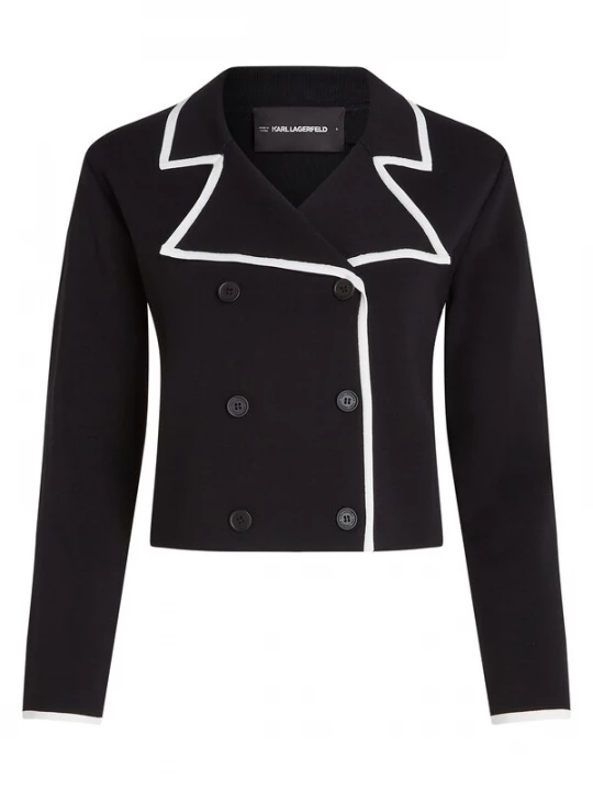 Obrázek produktu Karl Lagerfeld Kardigan černá / bílá