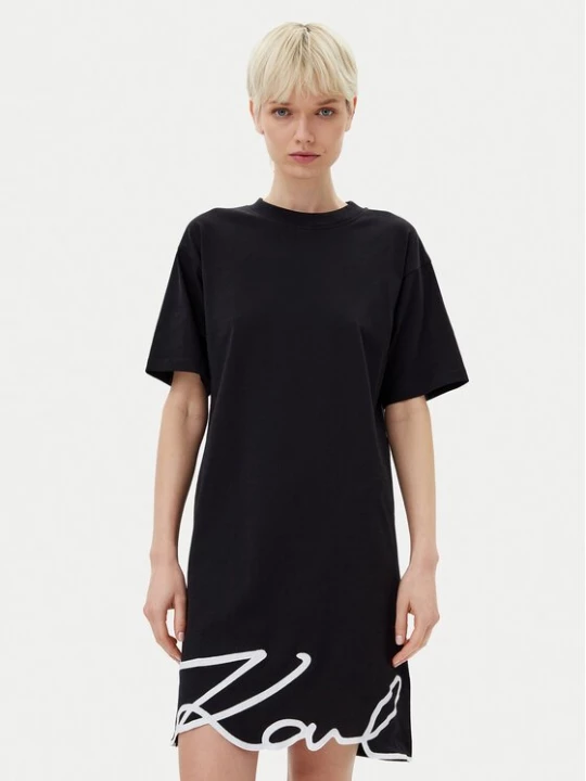 Obrázek produktu KARL LAGERFELD Každodenní šaty A1W13001 Černá Regular Fit