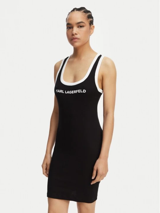 Obrázek produktu KARL LAGERFELD Každodenní šaty B2W46087 Černá Slim Fit
