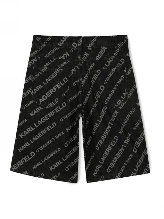 Obrázek produktu Karl Lagerfeld Kids Džínové šortky Z30415 D Černá Regular Fit