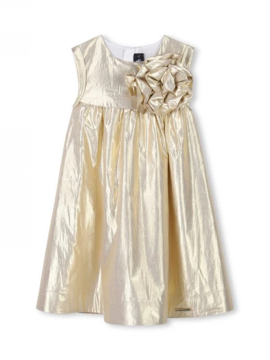 Obrázek produktu Karl Lagerfeld Kids Elegantní šaty Z30474 D Zlatá Regular Fit