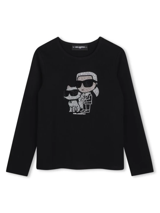 Obrázek produktu Karl Lagerfeld Kids Halenka Z31463 D Černá Regular Fit
