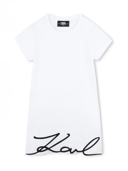 Obrázek produktu Karl Lagerfeld Kids Každodenní šaty Z30454 D Bílá Regular Fit