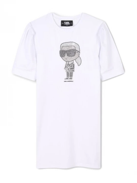 Obrázek produktu Karl Lagerfeld Kids Každodenní šaty Z30458 M Bílá Regular Fit