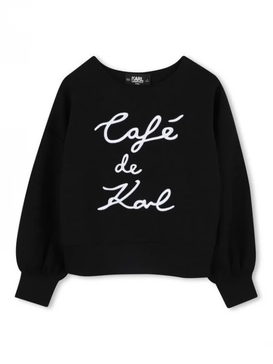 Obrázek produktu Karl Lagerfeld Kids Mikina Z30473 S Černá Regular Fit
