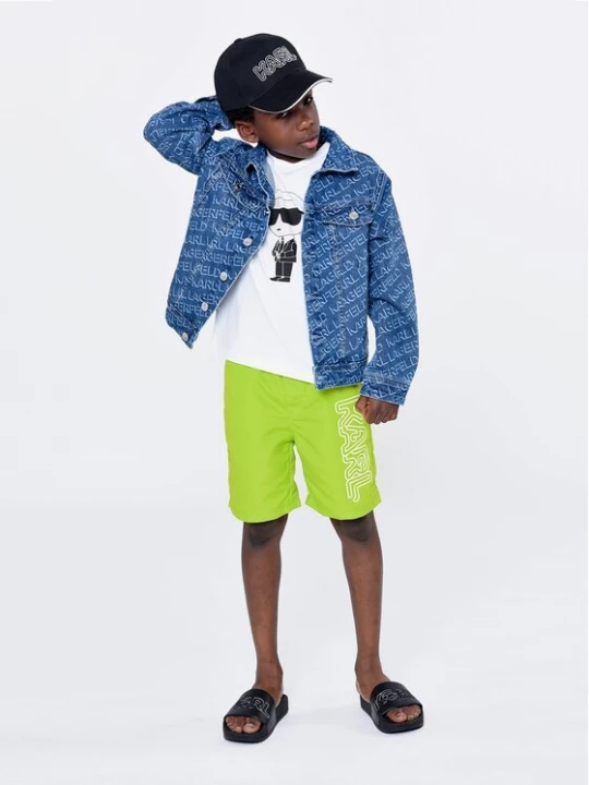 Obrázek produktu Karl Lagerfeld Kids Plavecké šortky Z90049 Zelená Regular Fit