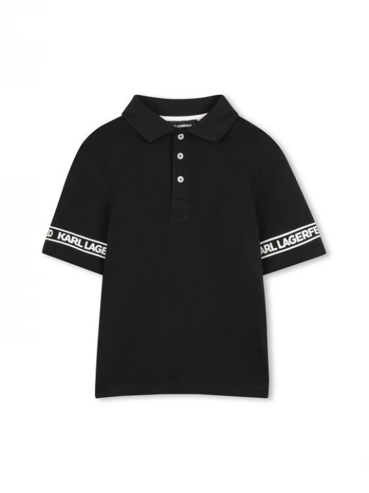 Obrázek produktu Karl Lagerfeld Kids Polokošile Z31099 S Černá Regular Fit