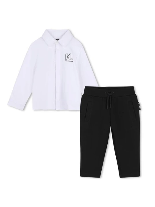 Obrázek produktu Karl Lagerfeld Kids Sada pro miminka Z31486 M Bílá Regular Fit