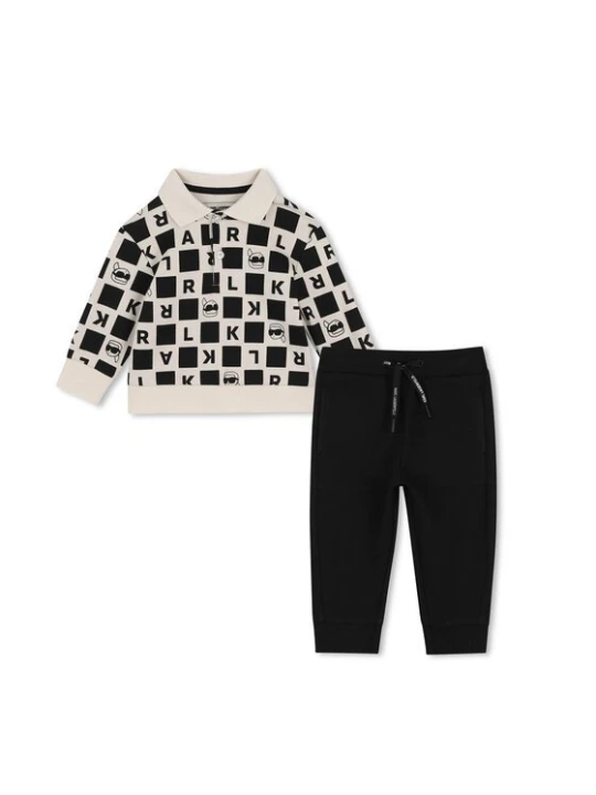 Obrázek produktu Karl Lagerfeld Kids Sada pro miminka Z31488 M Černá Regular Fit