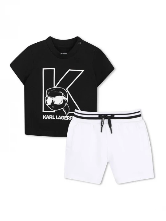 Obrázek produktu Karl Lagerfeld Kids Sada T-shirt a šortky Z31074 Černá Regular Fit