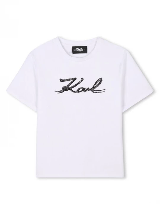 Obrázek produktu Karl Lagerfeld Kids T-Shirt Z30485 D Bílá Regular Fit
