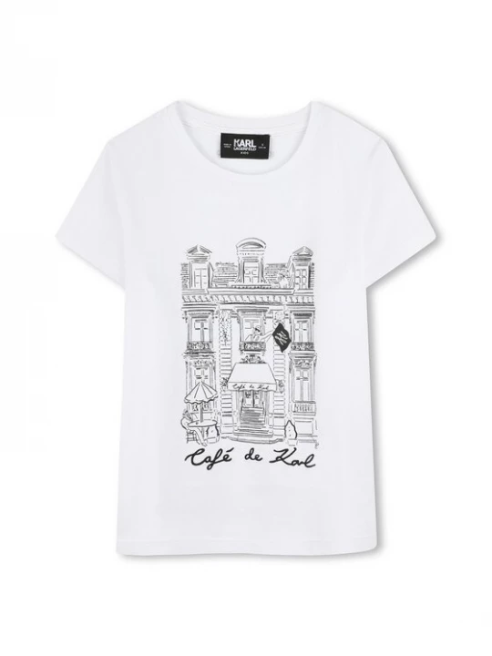 Obrázek produktu Karl Lagerfeld Kids T-Shirt Z30494 D Bílá Regular Fit